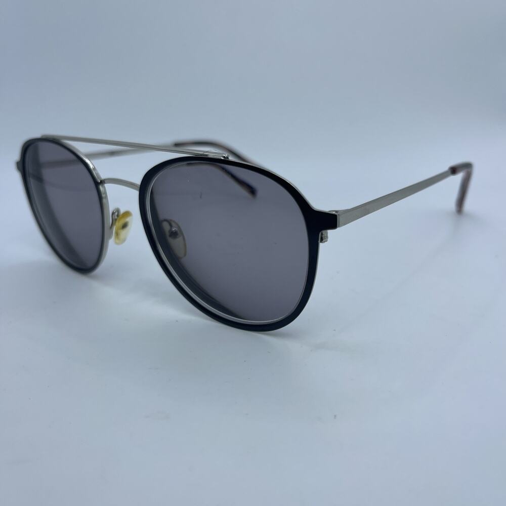 ROBERT MITCHEL Eyeglasses RM 202118 Satin Black Silver 53-20-145 *Frames Only*